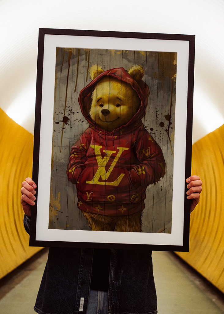 Pop art Winnie Pooh LV fashion