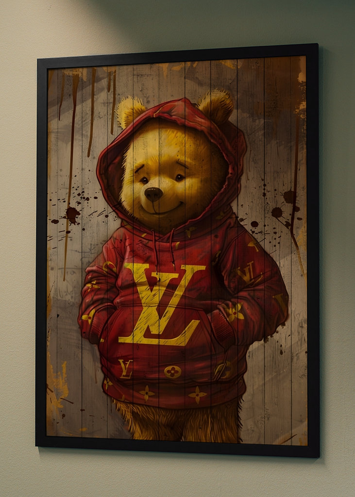 Pop art Winnie Pooh LV fashion