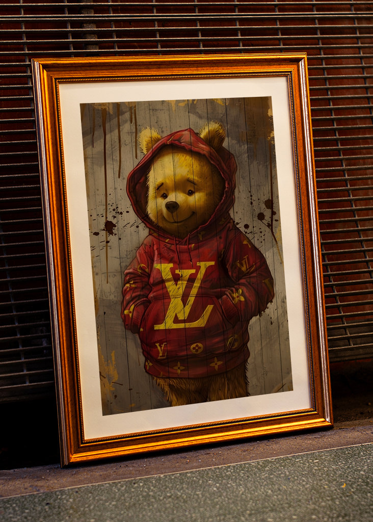 Pop art Winnie Pooh LV fashion