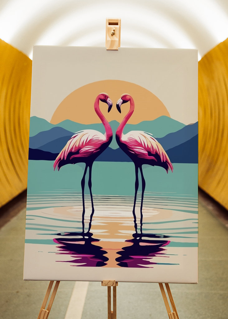 Růžový plameňák