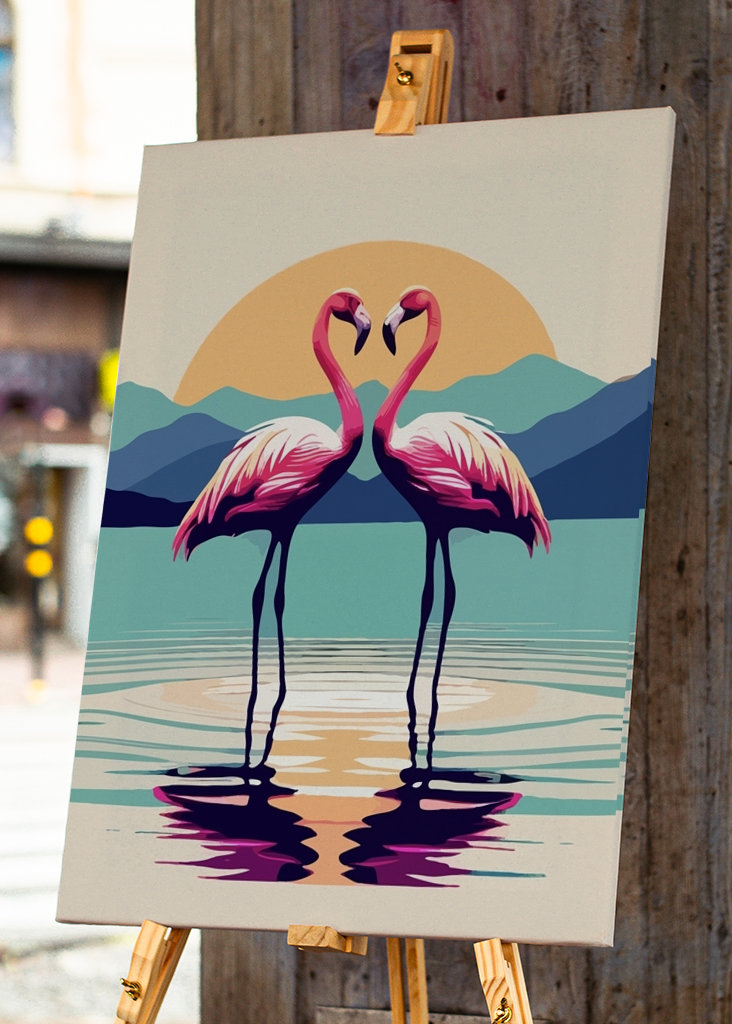 Růžový plameňák