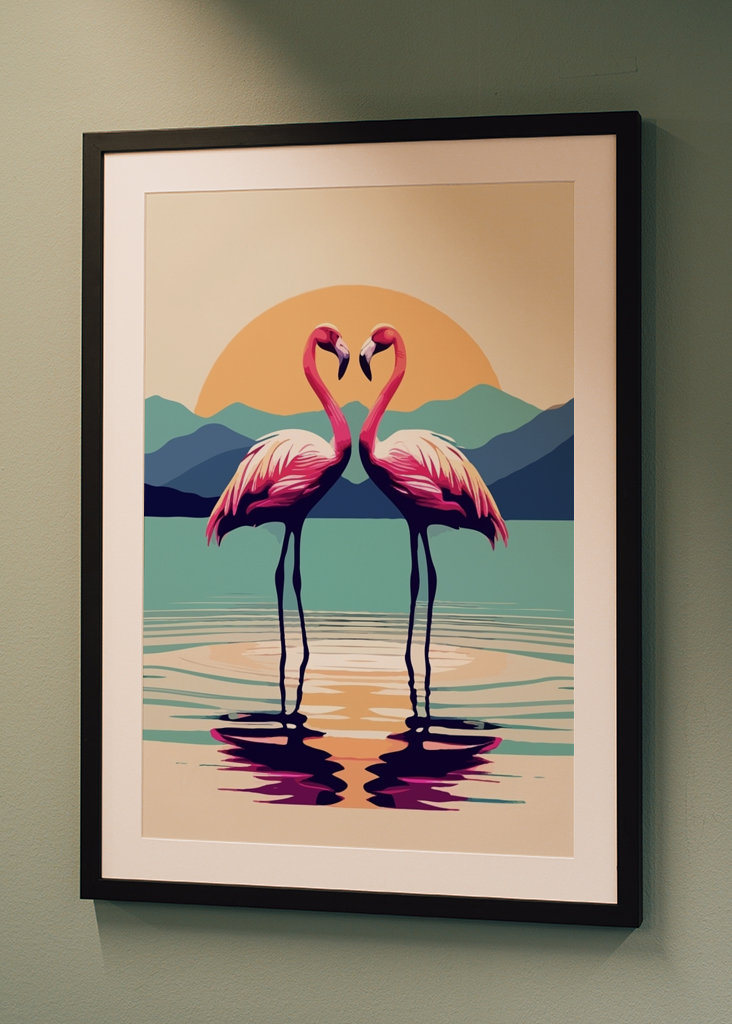 Růžový plameňák