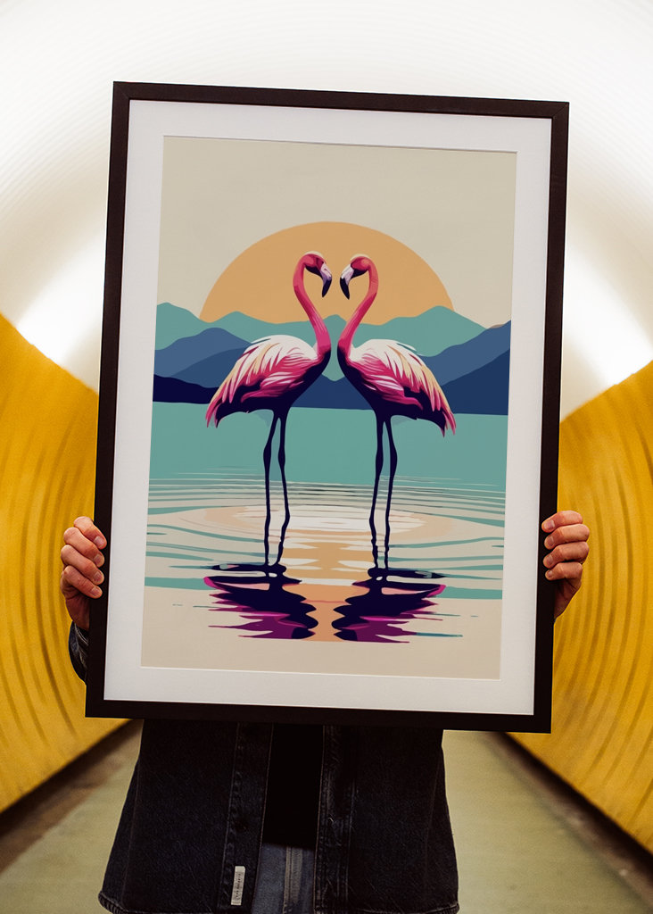 Růžový plameňák