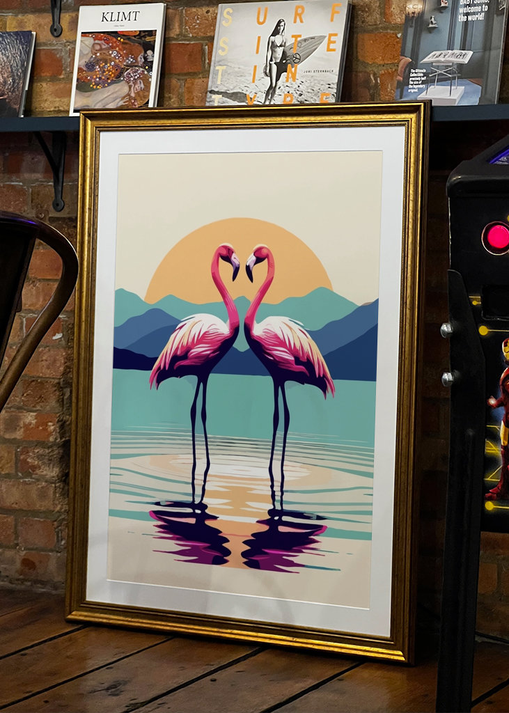 Růžový plameňák