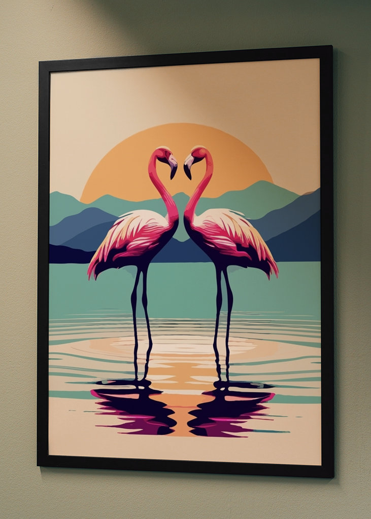 Růžový plameňák