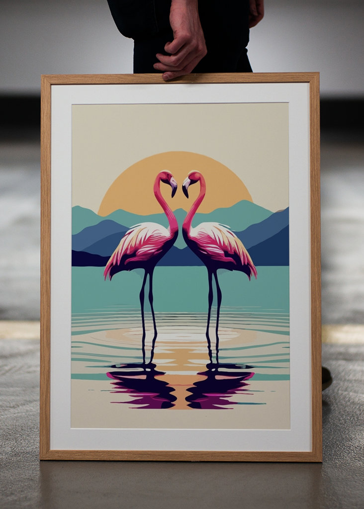 Růžový plameňák