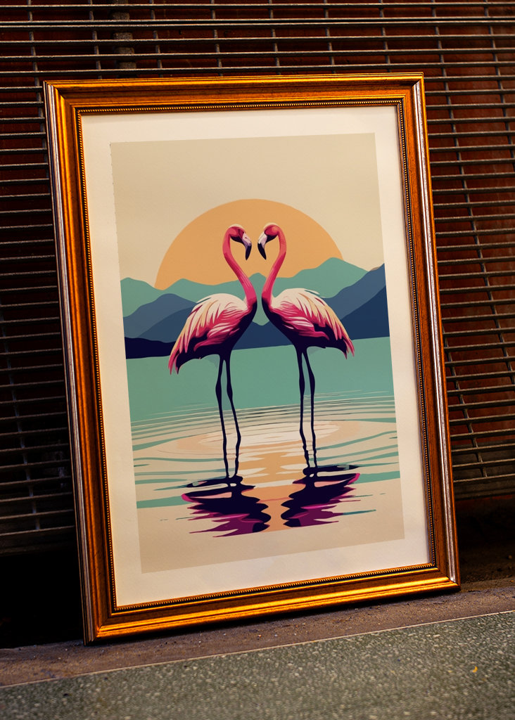 Růžový plameňák