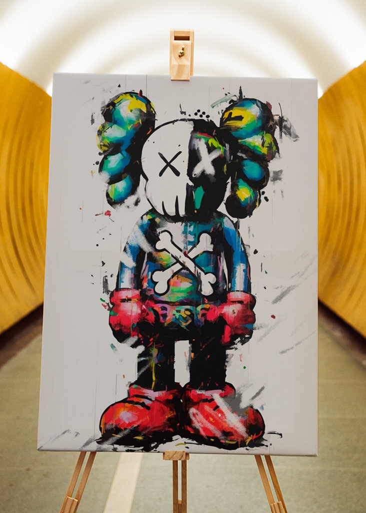 Arte di strada colorata di Kaws poster & stampe di ed ramos - Printler