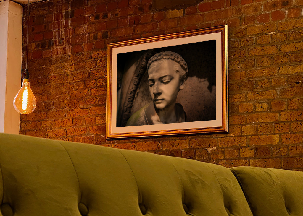 Statue dans un cimetière