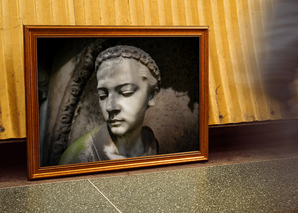 Statue dans un cimetière