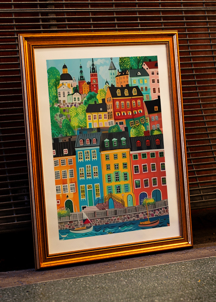 Södermalm Bliss - Färgglad