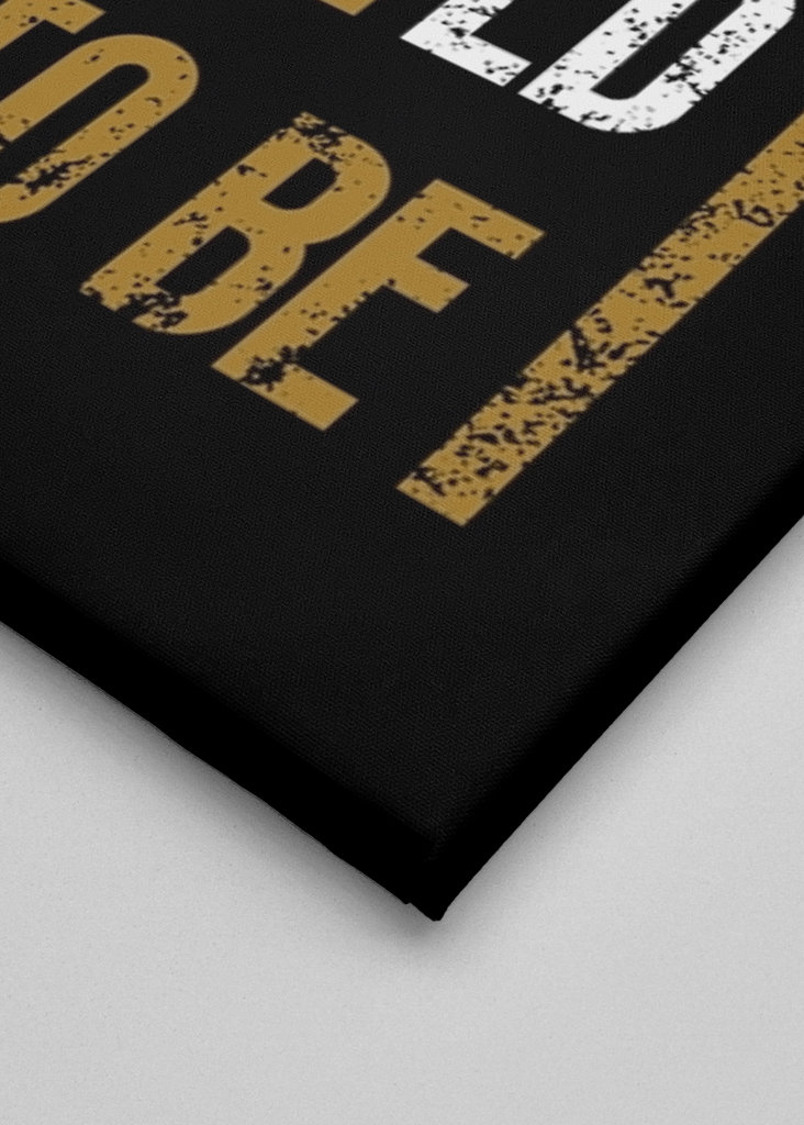 Remember who you wanted to be