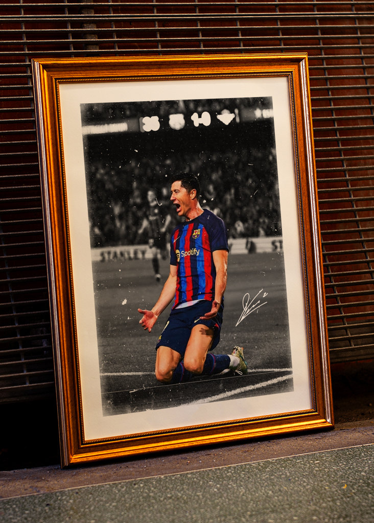 Robert Lewandowski Unterschrift