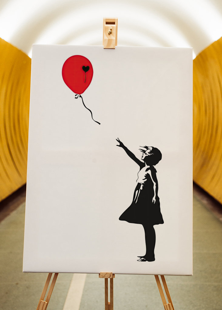 Girl and the balloon x Banksy