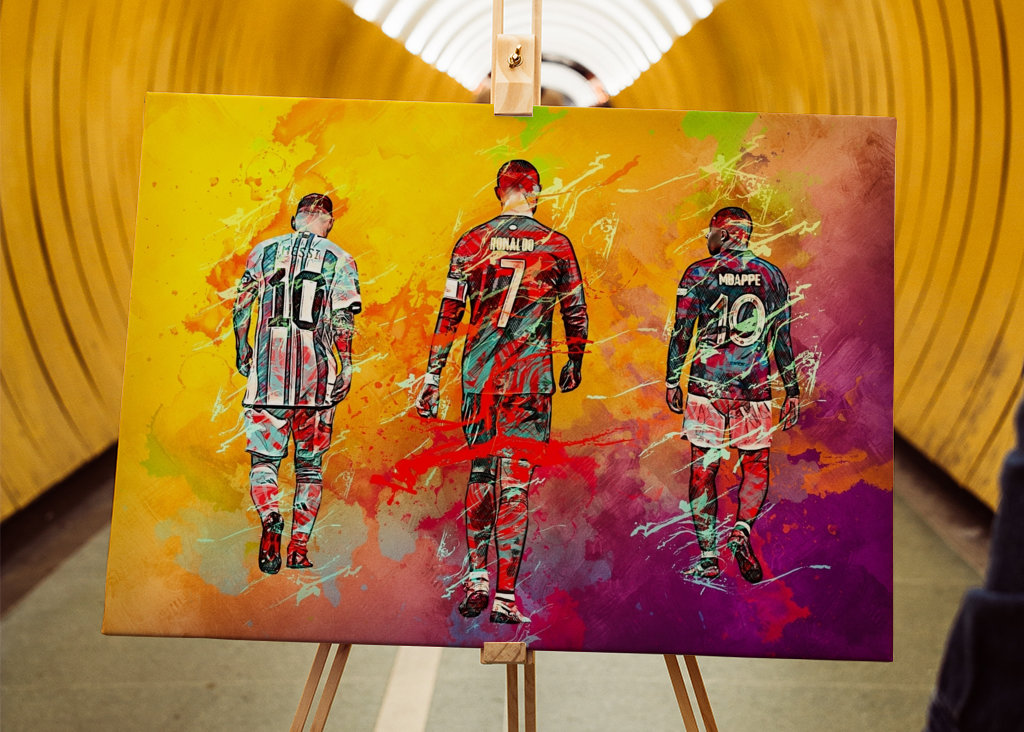 Ronaldo Messi Mbappe