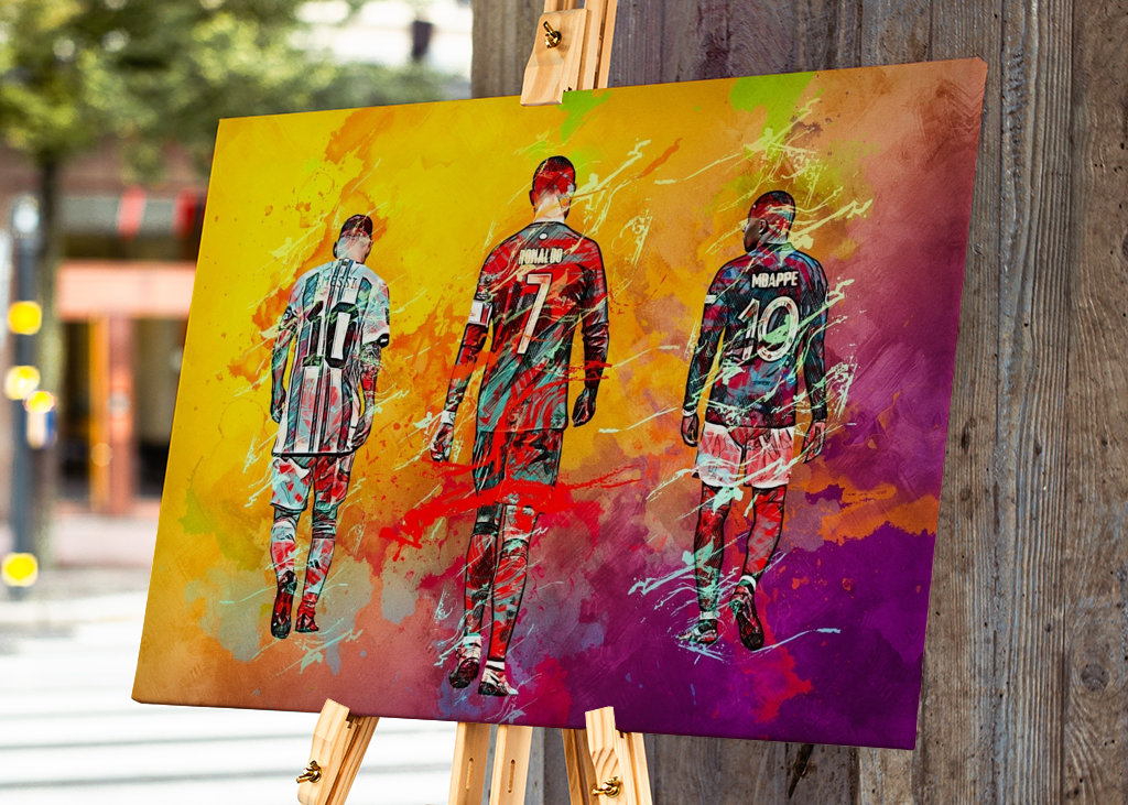 Ronaldo Messi Mbappe