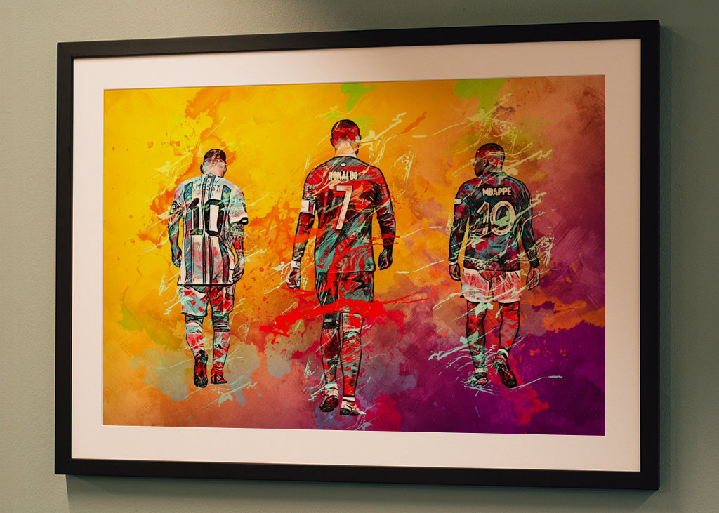 Ronaldo Messi Mbappe