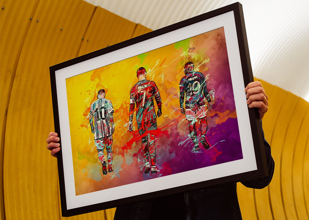 Ronaldo Messi Mbappe