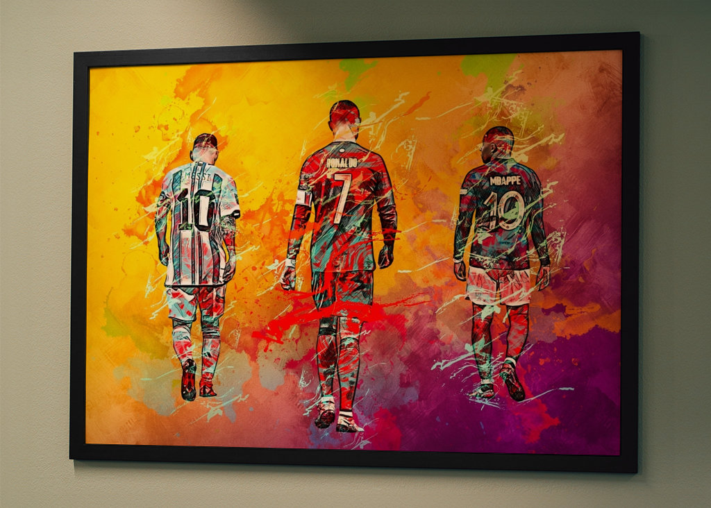 Ronaldo Messi Mbappe