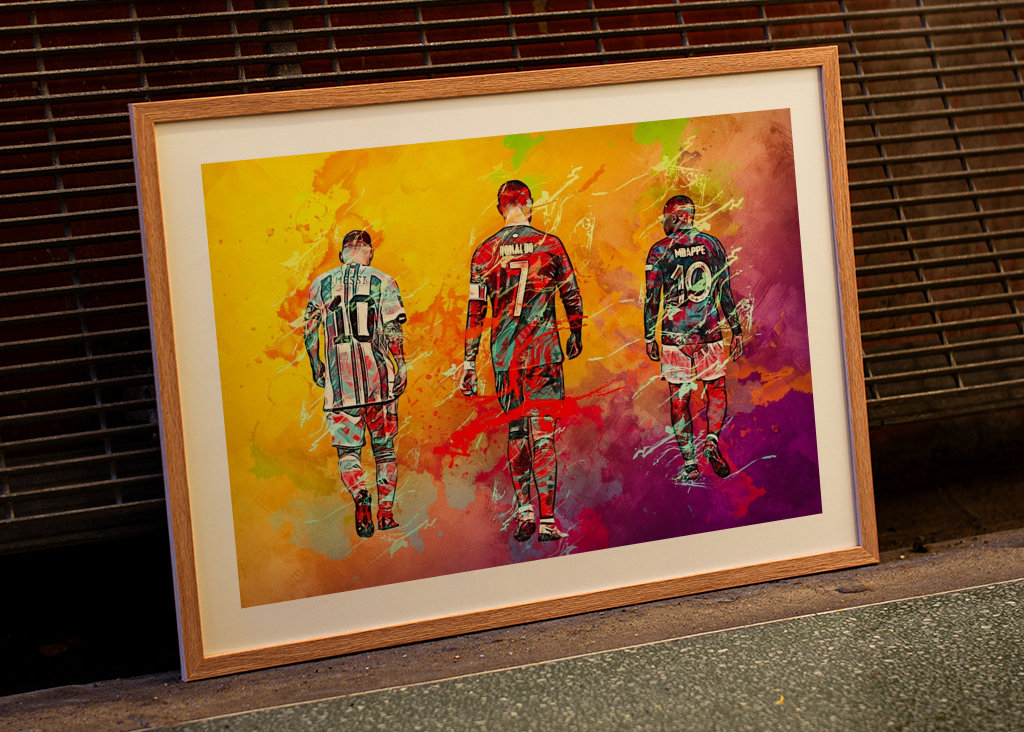 Ronaldo Messi Mbappe