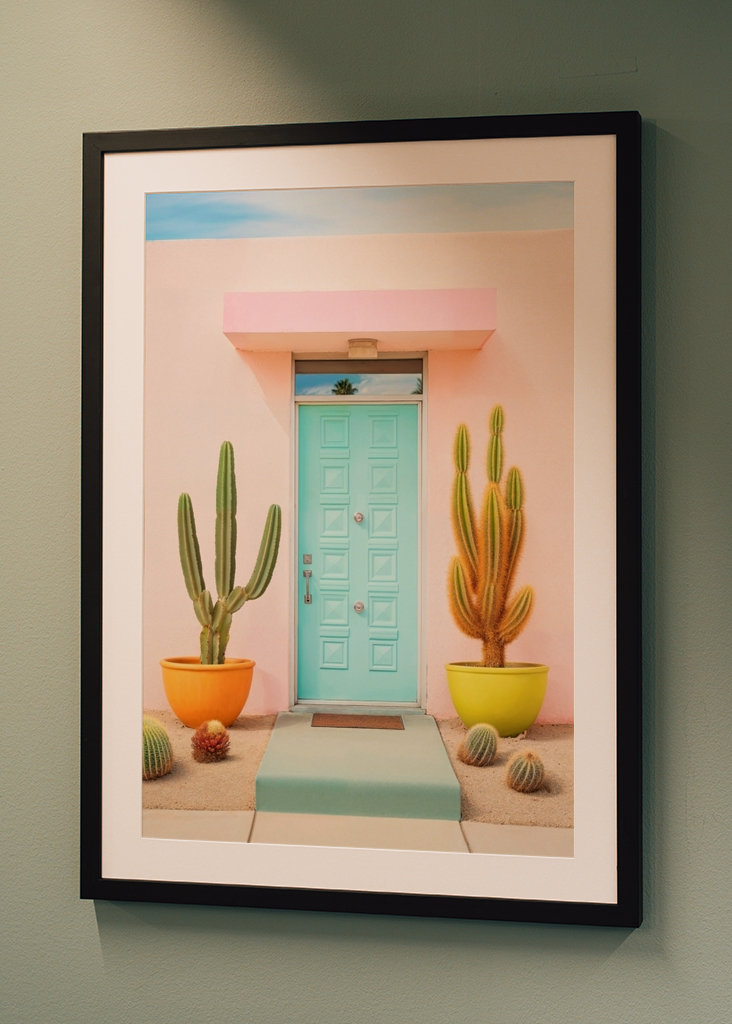 Smukke pastelpalme fjedre