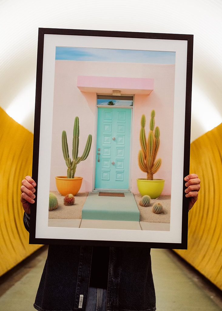 Smukke pastelpalme fjedre