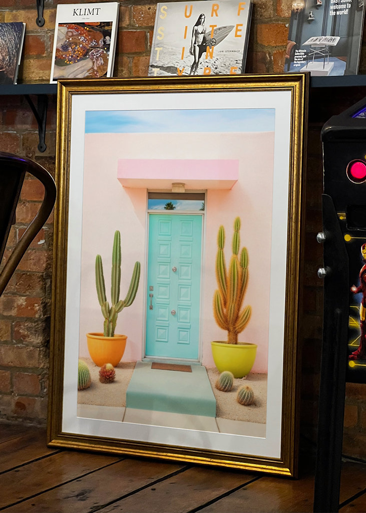 Smukke pastelpalme fjedre