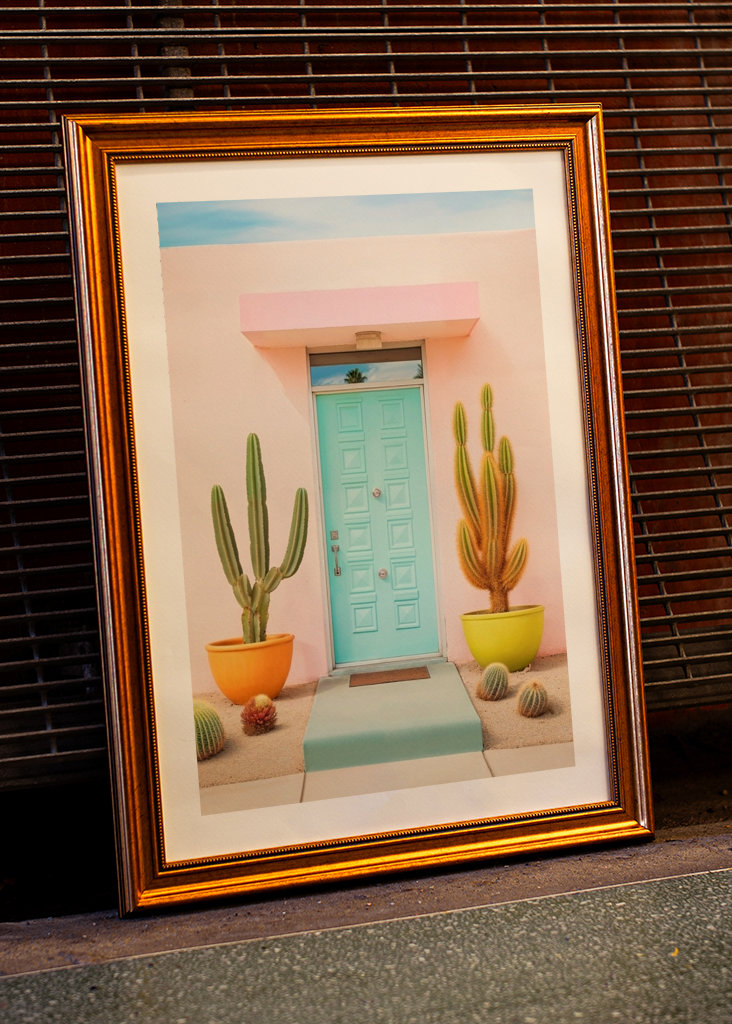 Smukke pastelpalme fjedre