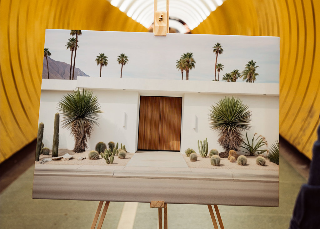 Moderne hus fra midten af århundredet