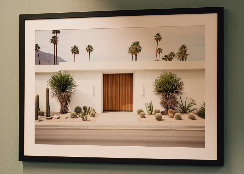 Moderne hus fra midten af århundredet