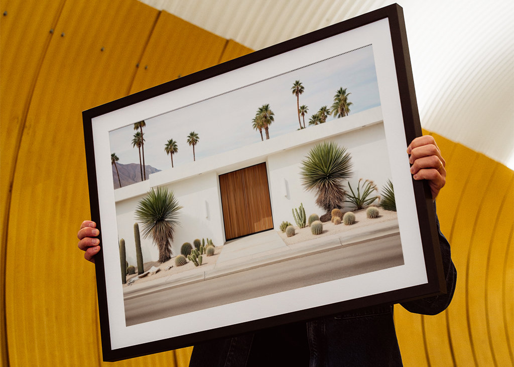 Moderne hus fra midten af århundredet