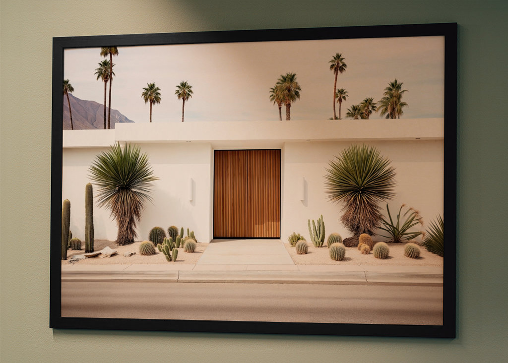 Moderne hus fra midten af århundredet