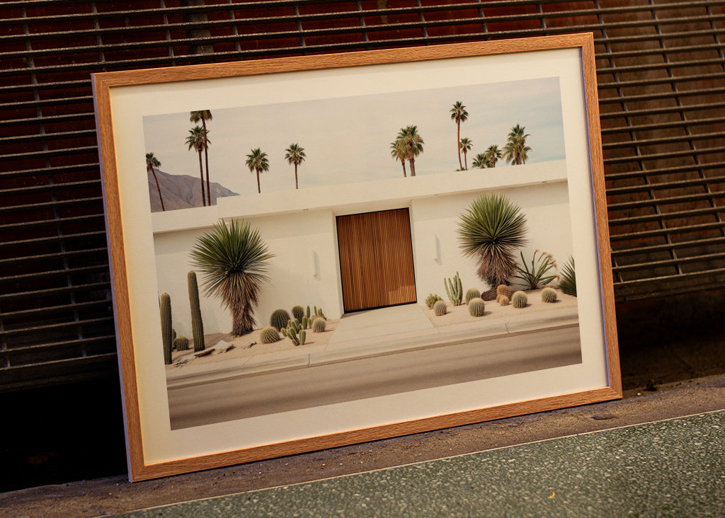 Moderne hus fra midten af århundredet