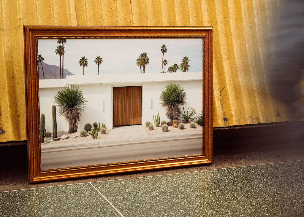 Moderne hus fra midten af århundredet