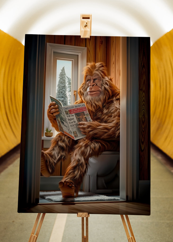 Bigfoot na záchodě