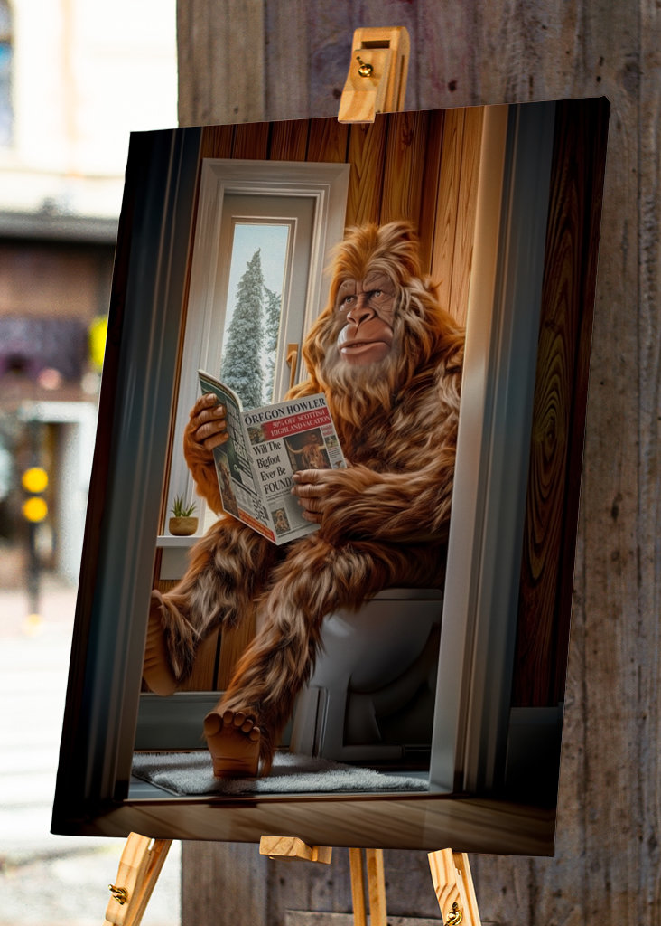 Bigfoot na záchodě