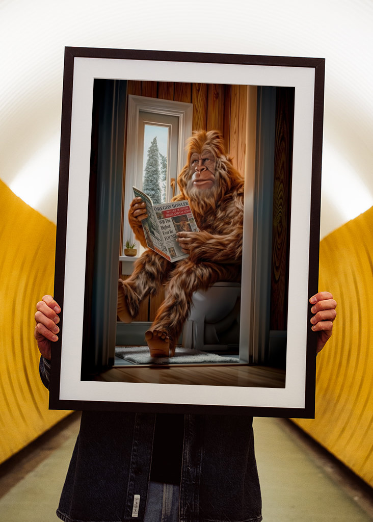 Bigfoot na záchodě