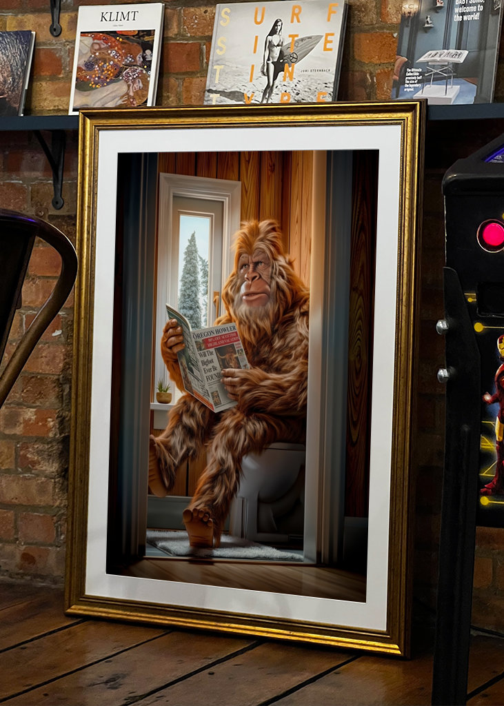 Bigfoot na záchodě