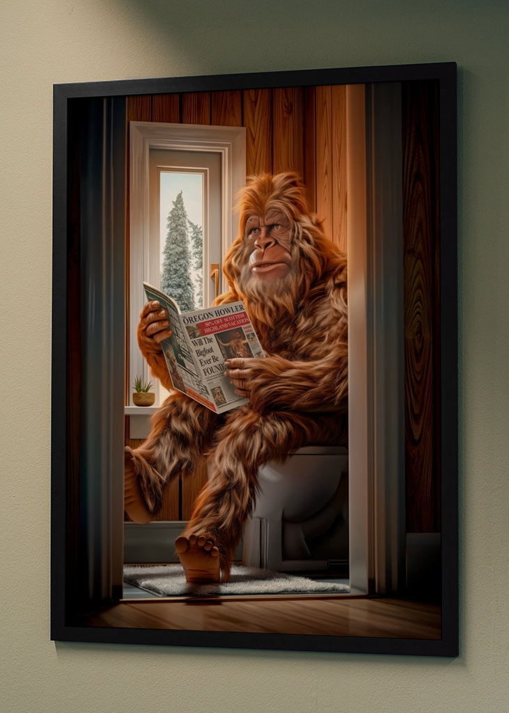 Bigfoot na záchodě