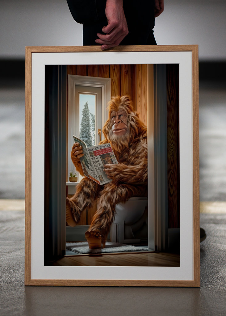 Bigfoot na záchodě