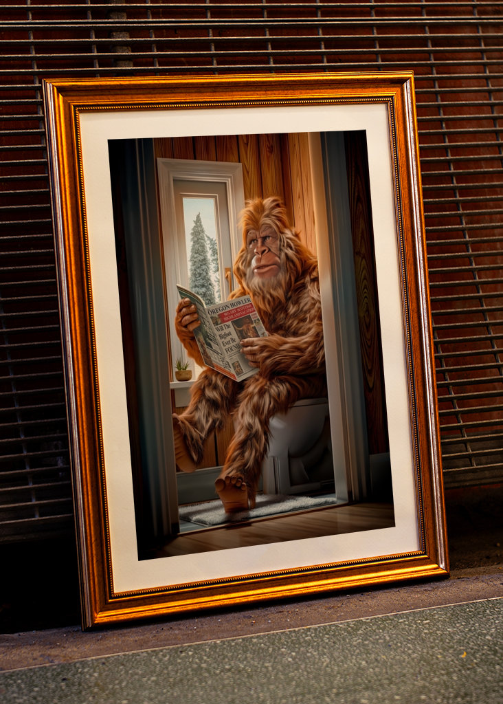 Bigfoot na záchodě