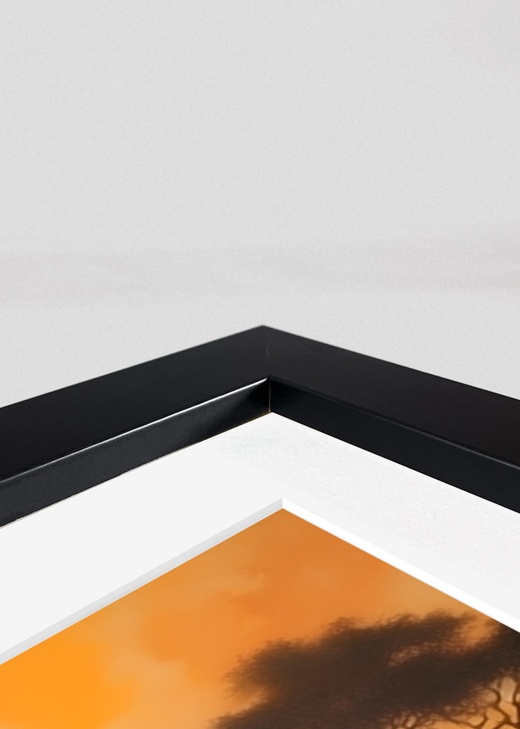 Landschap met bomen + rivier