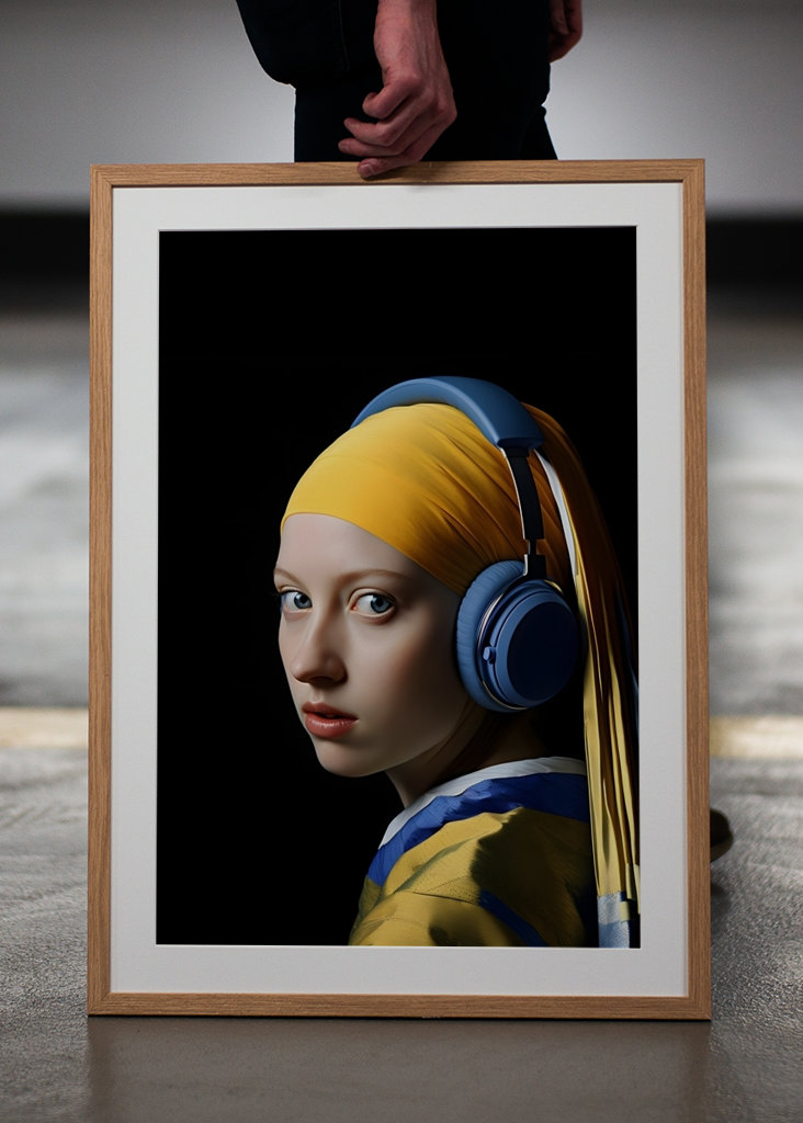 La ragazza con le cuffie 