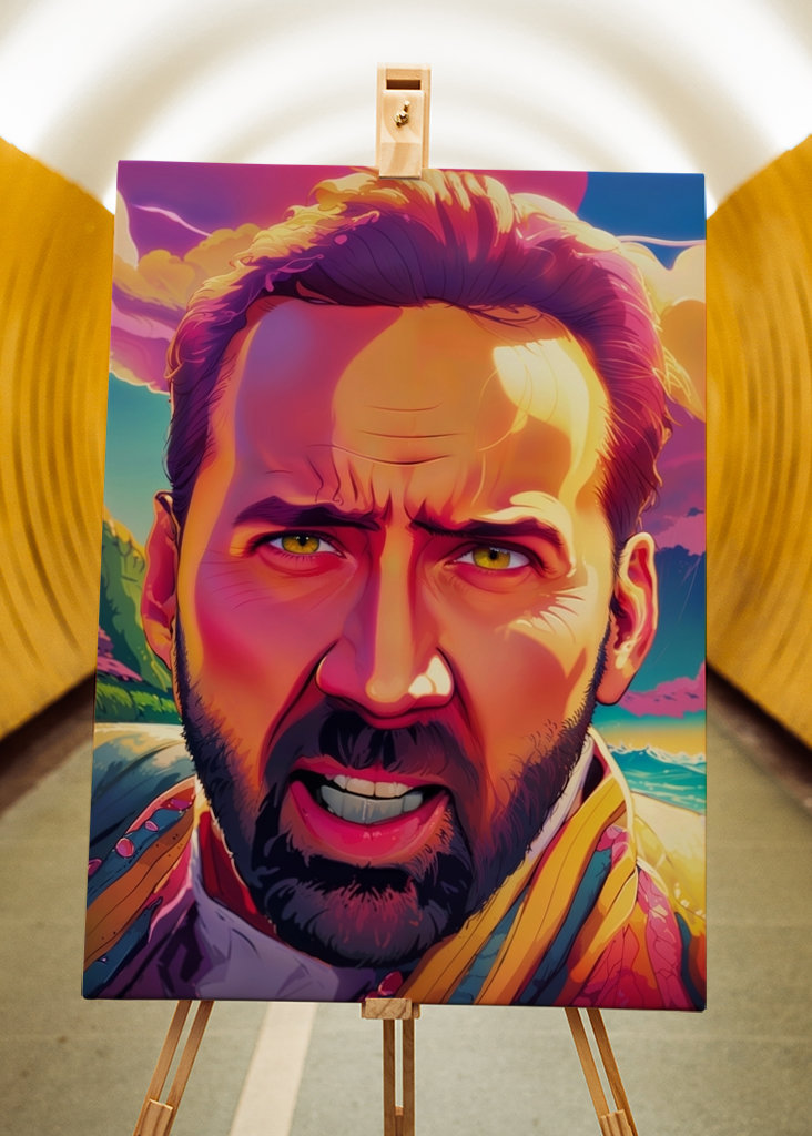 Nicolas Cage Pedro Pascal Meme