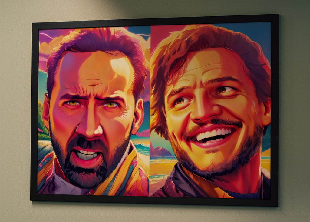 Nicolas Cage Pedro Pascal Meme