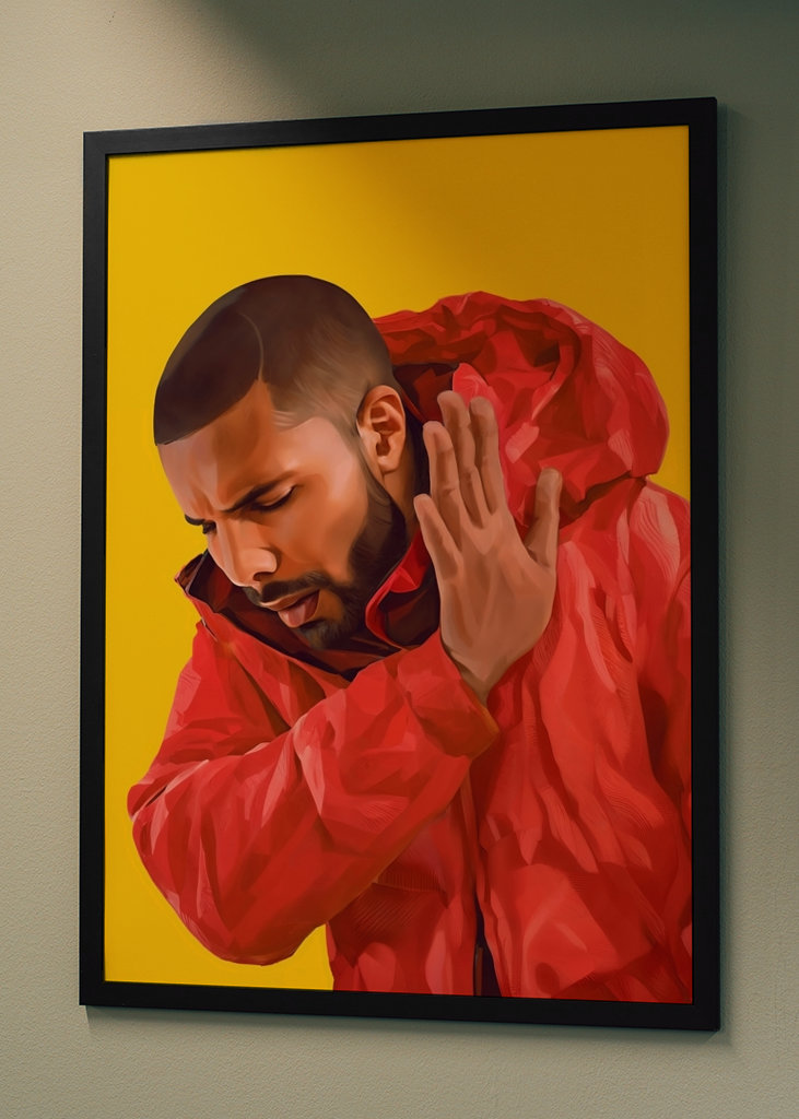 Arte dei meme di Drake - No