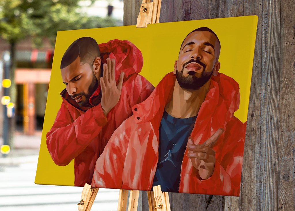 Drake Meme Drakeposting Art