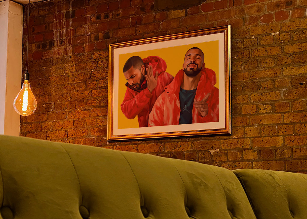 Drake Meme Drakeposting Art