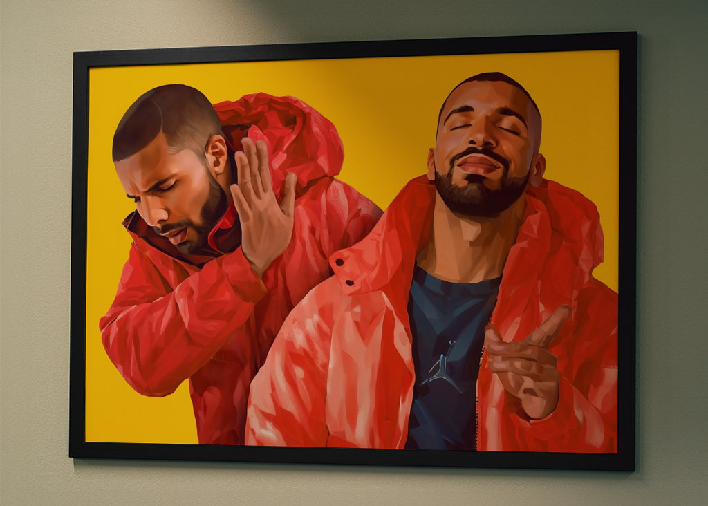 Drake Meme Drakeposting Art