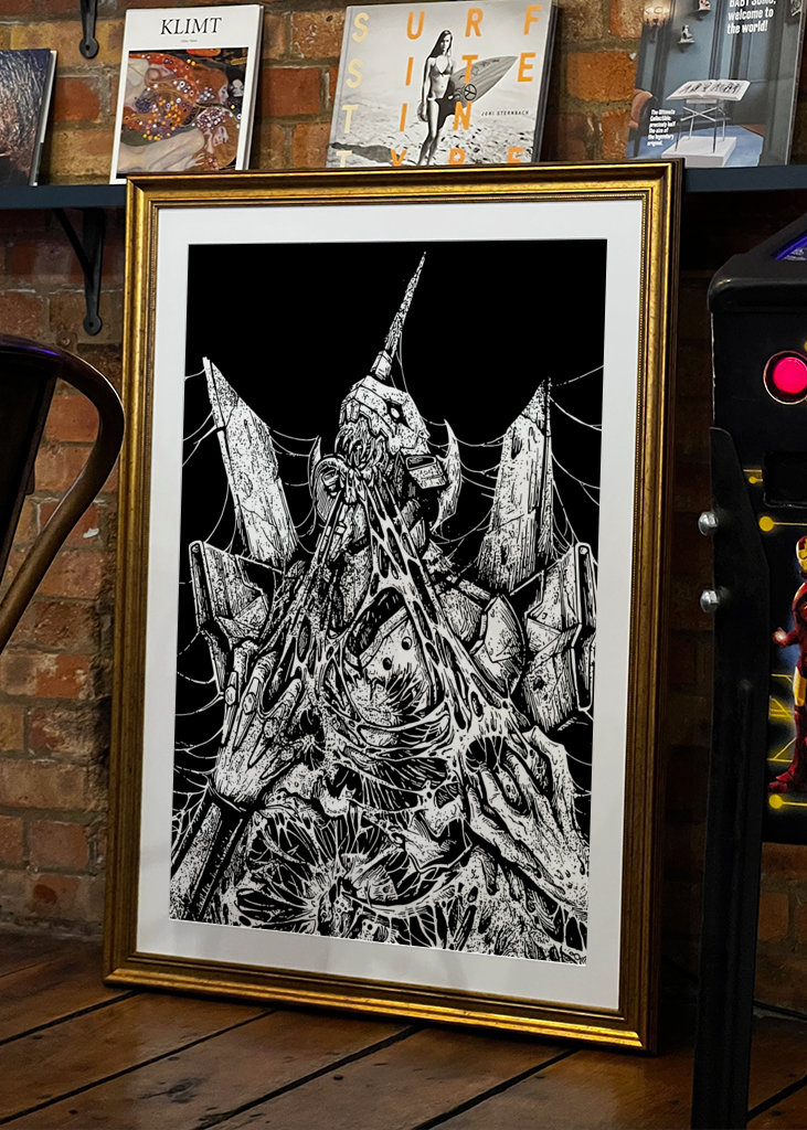 Arte del manga de Evangelion